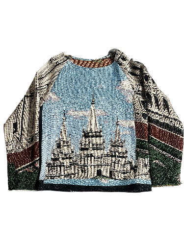 Castle Knit Tapestry Crewneck Sweater