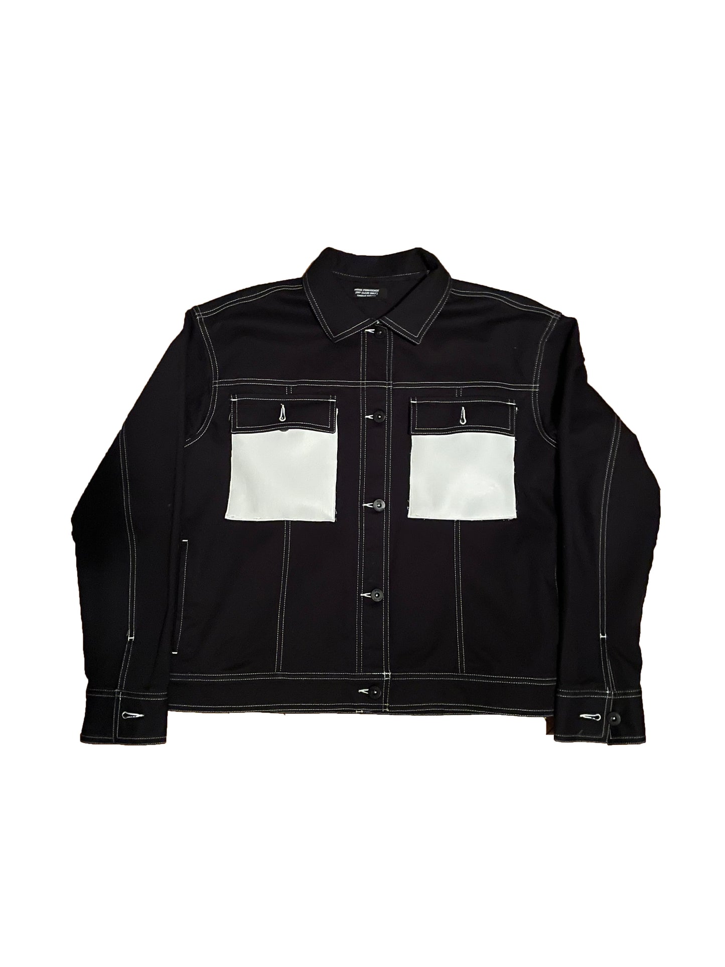 Power To The People Black Denim Jacket